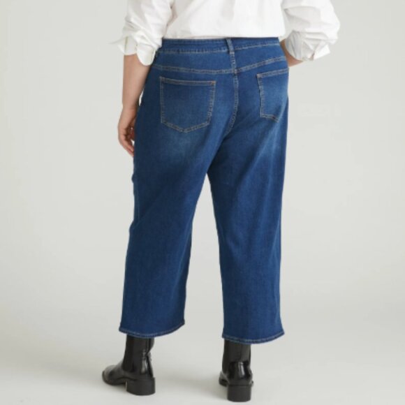 NWT Universal Standard Bae Boyfriend Crop Jeans Plus Size 38 7X - Picture 3 of 8